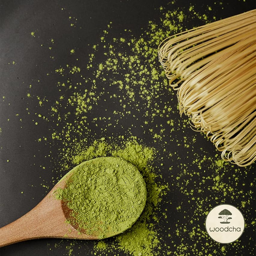 BambooMN Japanese Matcha Whisk Chasen - Traditional Handcurled 100 Tate Matcha Utensil - Natural Gol | Amazon (US)