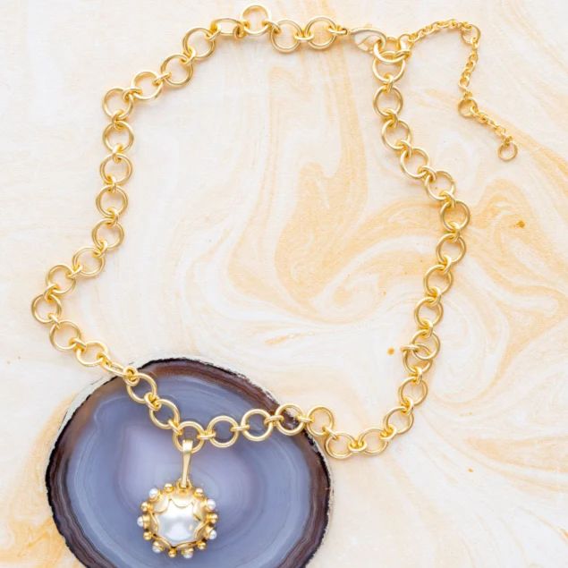 Catena & Grande Perla Necklace | Gresham Jewelry
