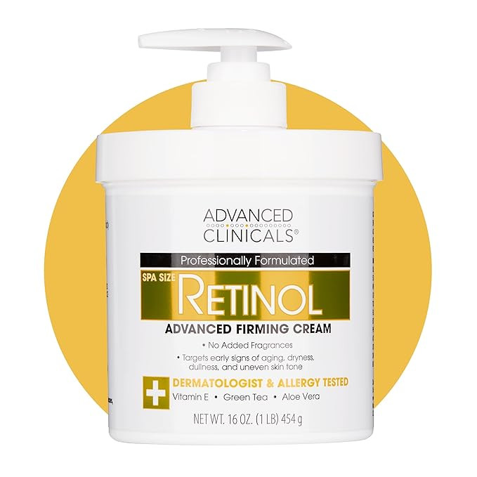 Advanced Clinicals Retinol Body Lotion & Face Moisturizer | Visible Anti Aging Skin Care Retinol ... | Amazon (US)