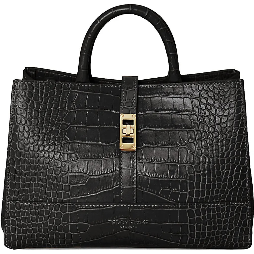 Teddy Blake Lola Croco 10"" in Black at Nordstrom | Nordstrom