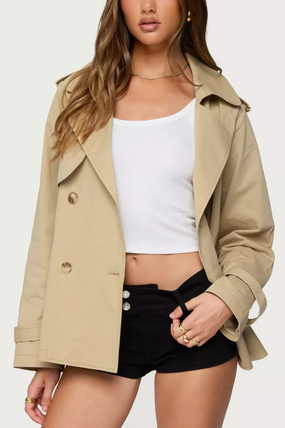Edikted Tobie Raglan Trench Jacket | Urban Outfitters (US and RoW)