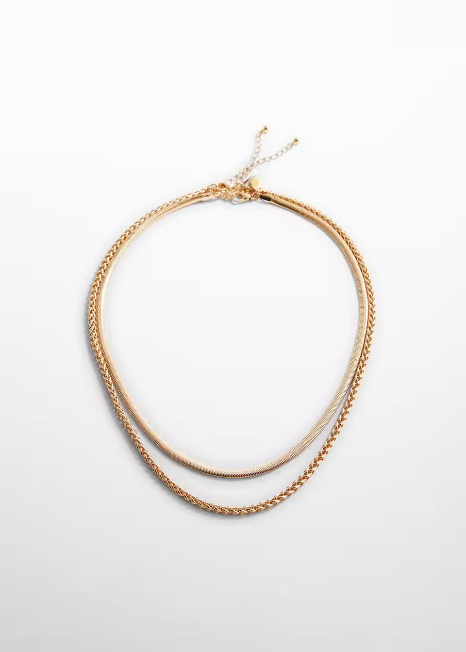 Mixed double necklace | MANGO (US)
