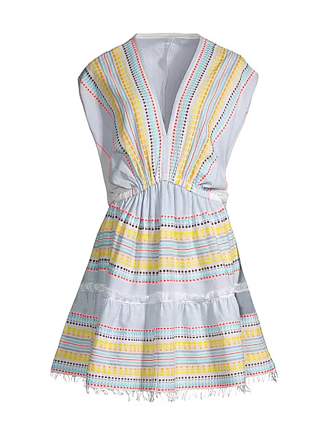 Kiteli Plunge Neck Minidress | Saks Fifth Avenue