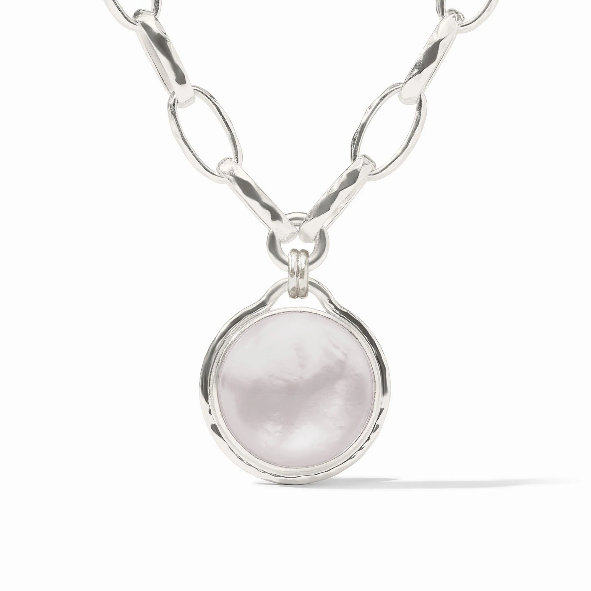 Solara Silver Statement Necklace | Julie Vos