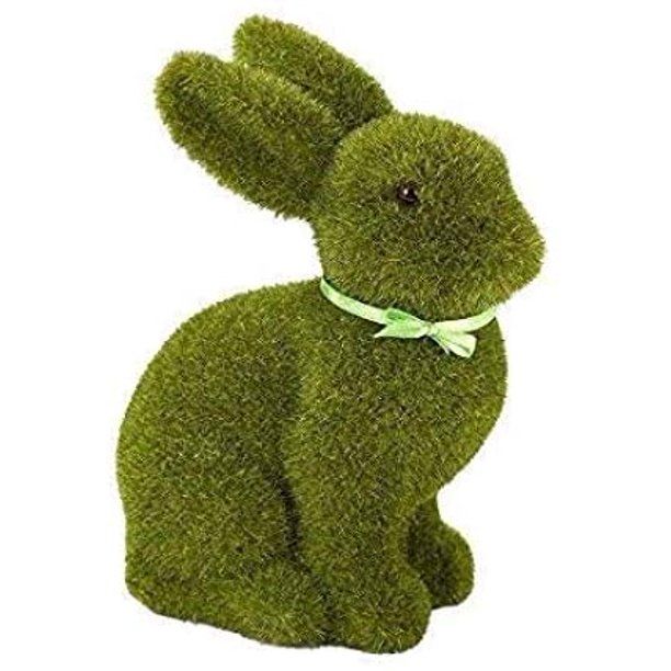 Green Grass Bunny Rabbit Moss - Easter Holiday Spring Decor Rabbit Figurine - Garden Artificial A... | Walmart (US)