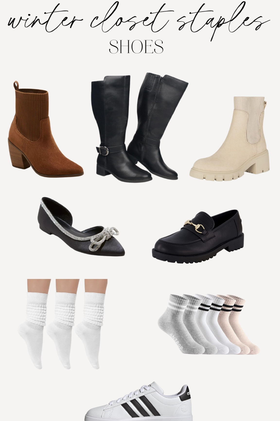 Winter closet staples: shoes edition 

#LTKplussize #LTKfindsunder50 #LTKstyletip