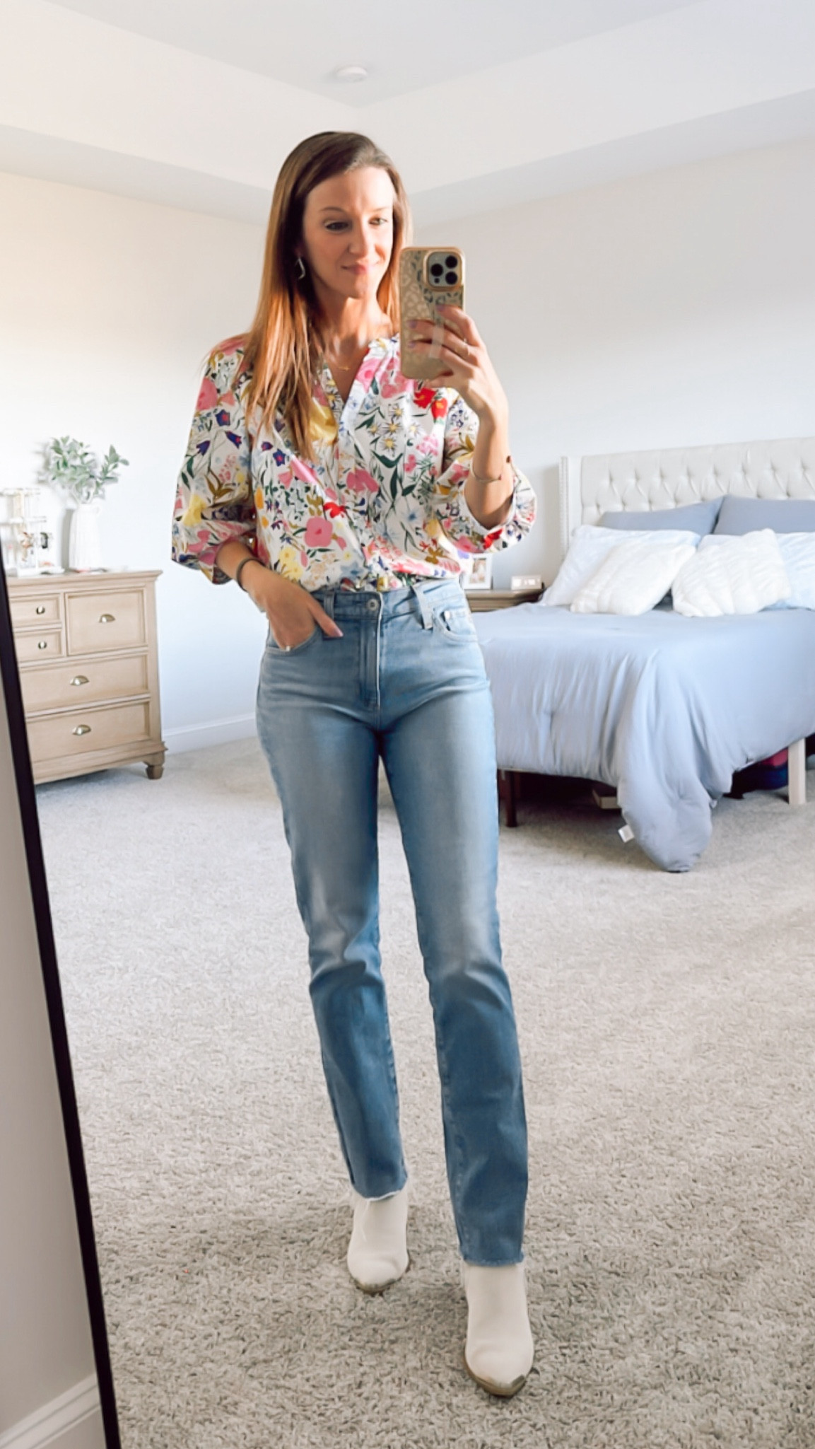 Fall is in full swing and this bold print top and bootleg Jean is perfect for any occasion  

#LTKSaleAlert #LTKStyleTip #LTKSeasonal