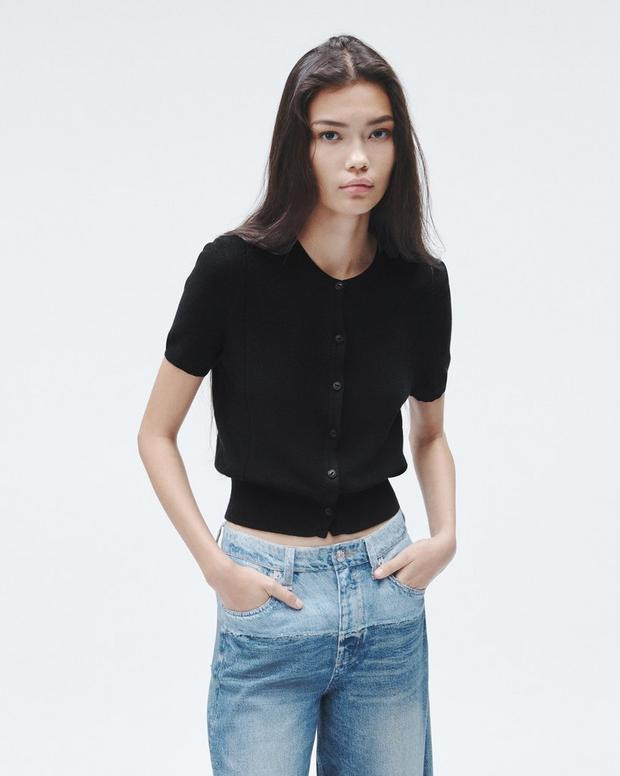 Dina Cotton Cardigan | rag & bone