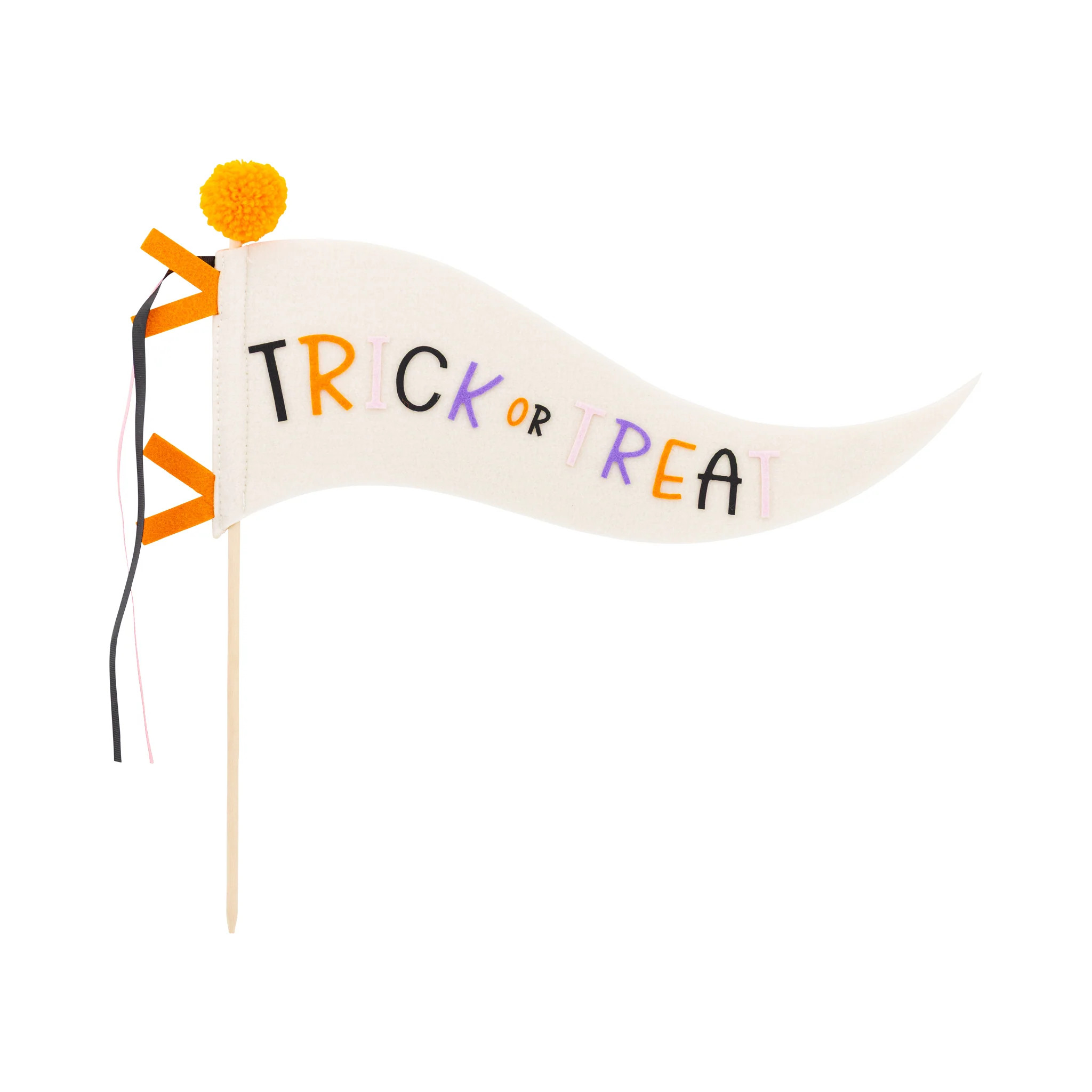 Trick or Treat Felt Pennant | My Mind's Eye