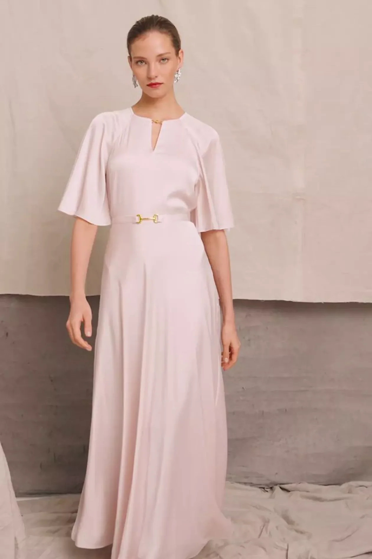 Alara Dress (Blush) | Holland Cooper