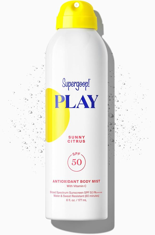 Supergoop! PLAY Antioxidant Body Mist w/Vitamin C - 6 fl oz - SPF 50 PA++++ Broad Spectrum Sunscr... | Amazon (US)