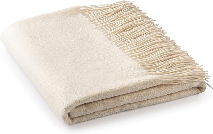 Velanio Cashmere Throw Blanket with Fringe | 60 x 54 Inch Super Soft Warm Blankets & Throws for H... | Amazon (US)