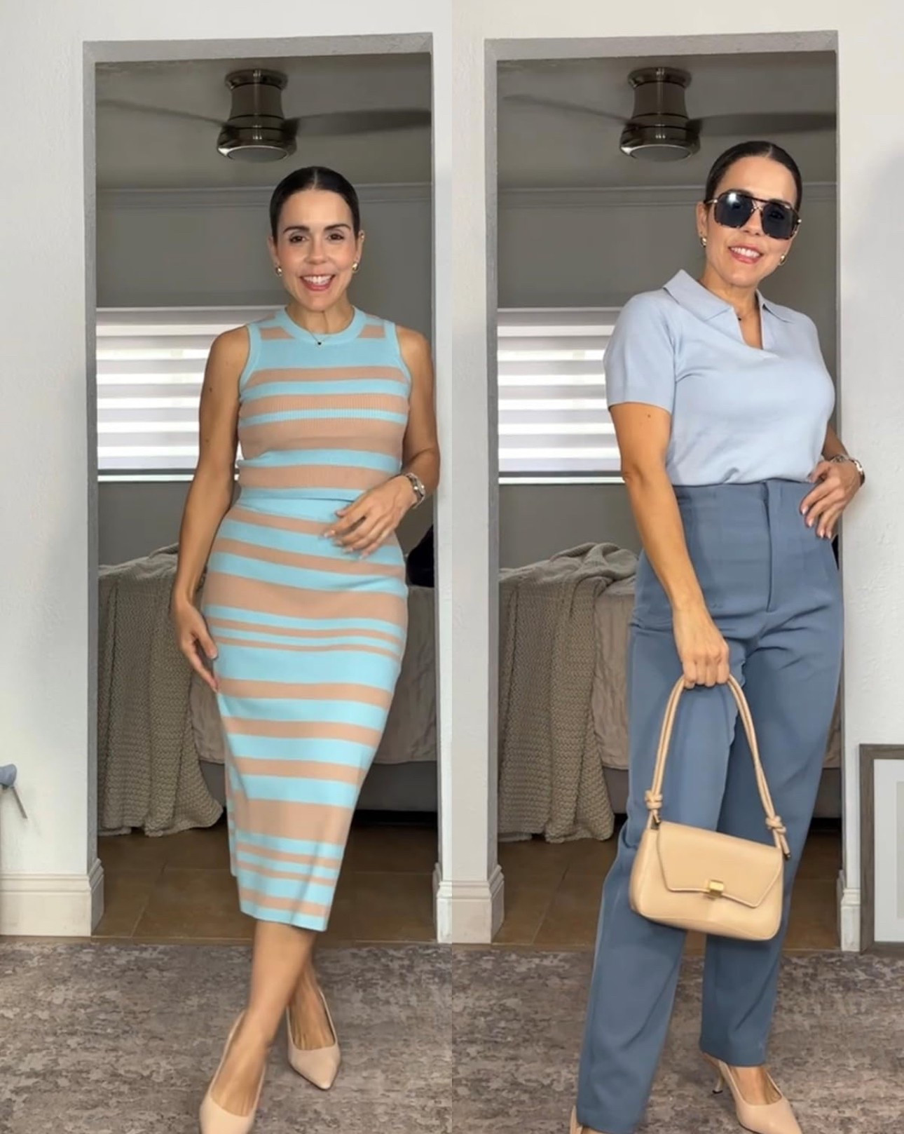 Dándole la bienvenida a la primavera con estos outfits para la oficina o cualquier otra ocasión , puedes usar un blazer para resaltar elegancia . ✨ estoy usando size small en todo 🫶 peso 127 libras mido 5’02” como referencia.

#LTKSeasonal #LTKStyleTip