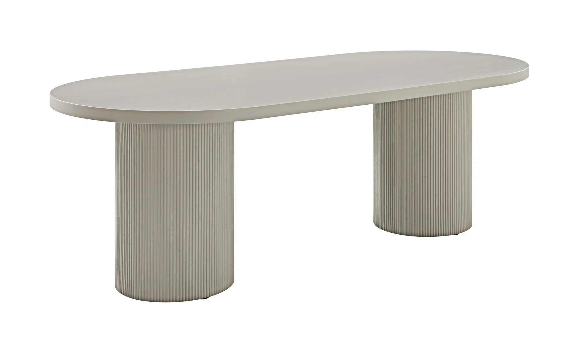 Latitude Run® Laela Bone White Dining Table,Pedestal dining table with  fixed tabletop,Not Inclu... | Wayfair North America