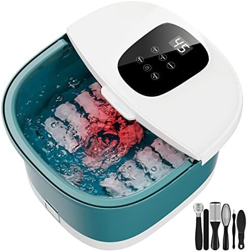Foot Spa/Bath, Foot Bath with Heat and Massage to Swollen Feet, Time-settable Digital Temp Control F | Amazon (US)