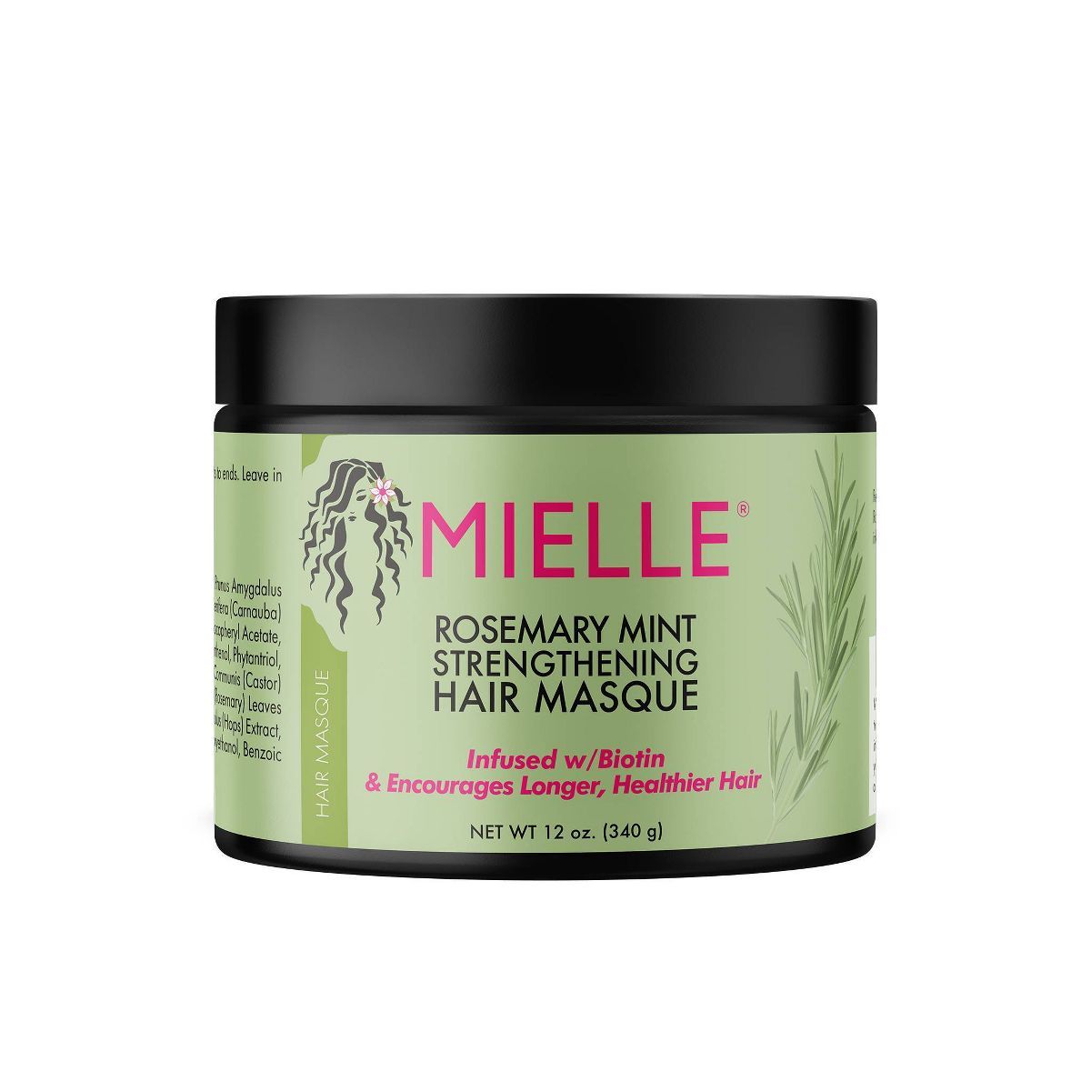 Mielle Organics Rosemary Mint Strengthening Hair Masque - 12oz | Target