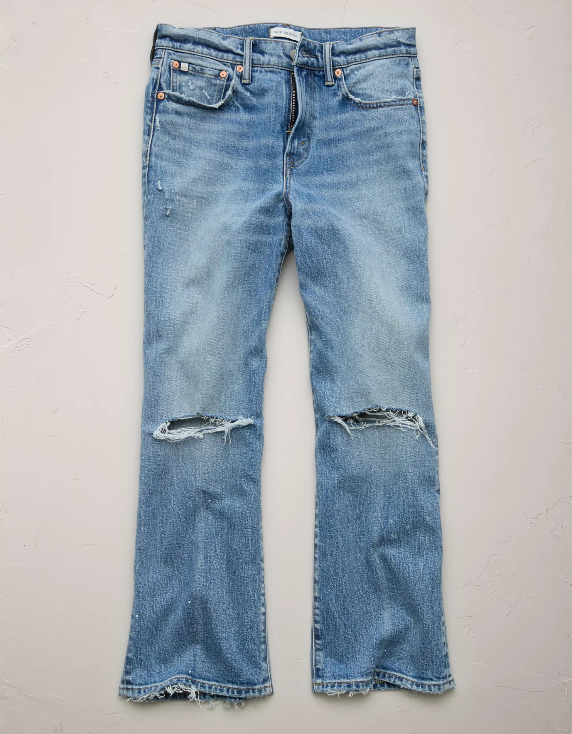 AE77 Premium Bootcut Crop Jean | American Eagle Outfitters (US & CA)