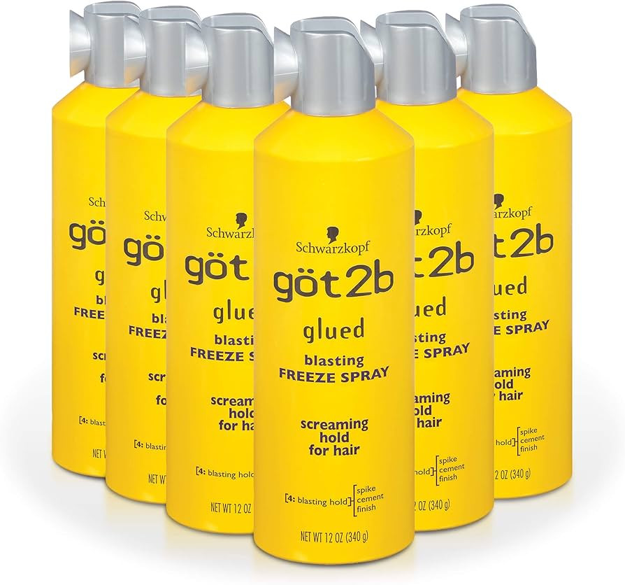 Got2b Glued Blasting Freeze Hairspray Aero, 12 Ounce (Pack of 6) | Amazon (US)