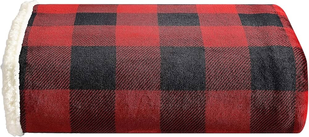 Amazon.com: Eddie Bauer - Throw Blanket, Super Soft Reversible Sherpa Flannel Bedding, Ideal Chri... | Amazon (US)