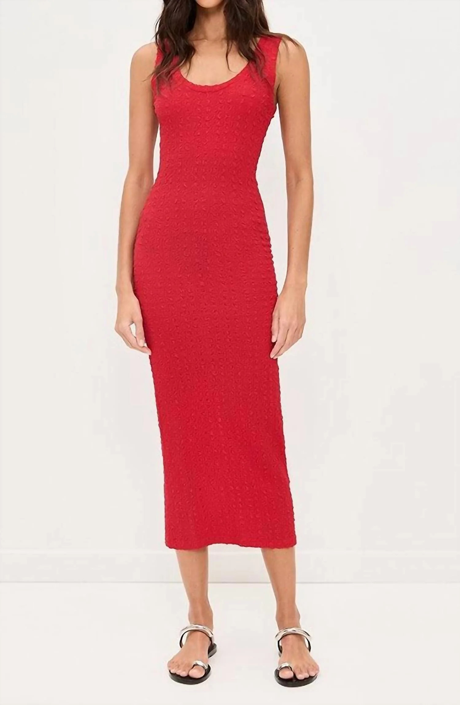 Puckered Tank Dress | Shop Simon