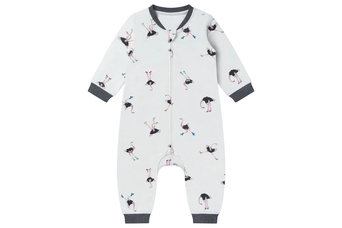 Long Sleeve Romper (Organic Cotton) - Let's Roll! | Nest Designs