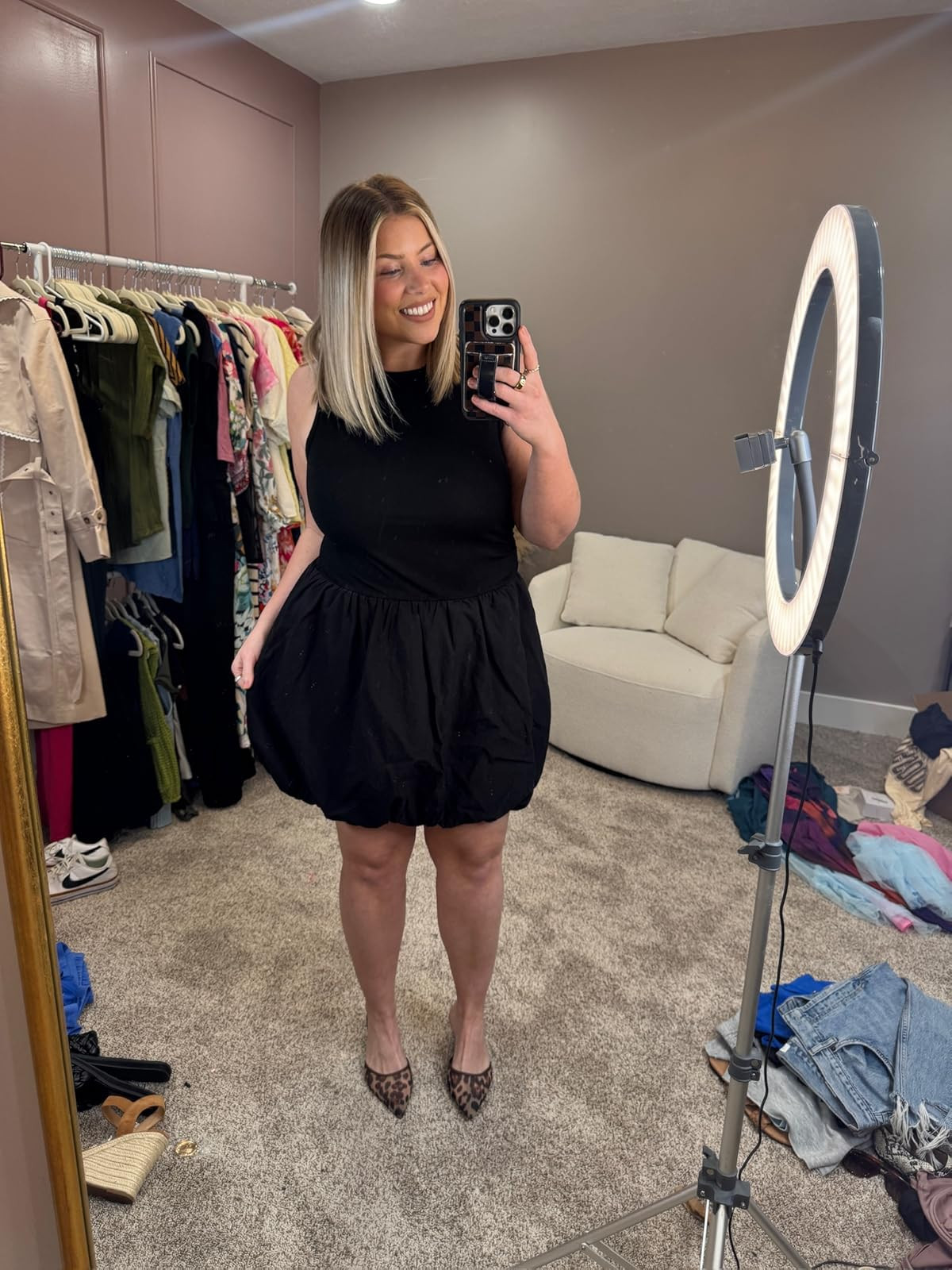 Date night outfit idea 🖤 this little black dress + leopard heels is such a cute combo! 

 #LTKootd #LTKSeasonal #LTKSaleAlert
