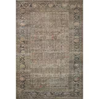 Adrian Terracotta/Multi 8'-6" x 11'-6" Oriental Printed Polyester Pile Area Rug | The Home Depot