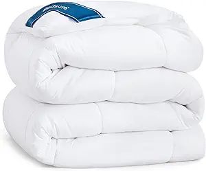BEDSURE Queen Comforter Duvet Insert - Quilted White Comforters Queen Size, All Season Down Alter... | Amazon (US)