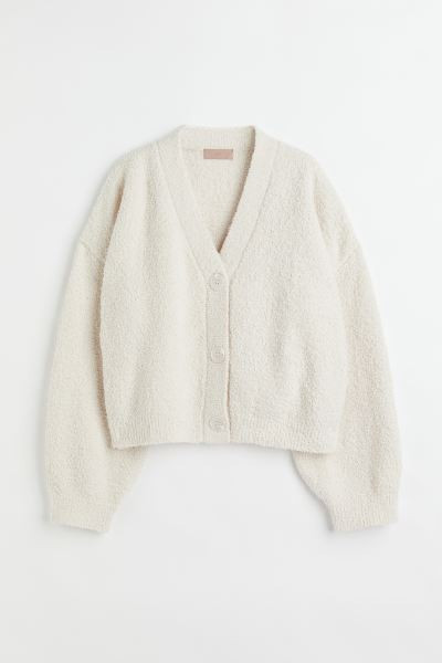Boxy Teddy Bear Cardigan | H&M (US + CA)