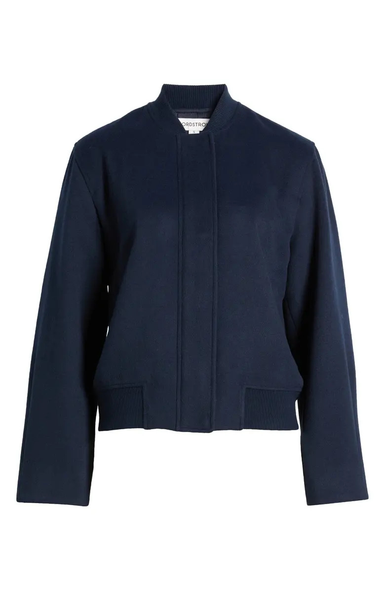 Nordstrom Brushed Bomber Jacket | Nordstrom | Nordstrom