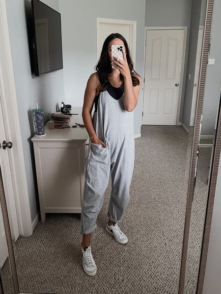 Free people look for less jumpsuit - runs tts, I’m in a medium and it’s still roomy enough for a bump! 

Romper
Amazon find 
Casual outfit
Free people inspired hot shot onesie 


#LTKunder50 #LTKshoecrush #LTKstyletip