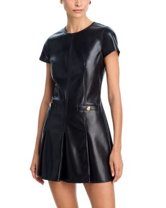 Cinq a Sept Faux Leather Nova Dress | Bloomingdale's (US)