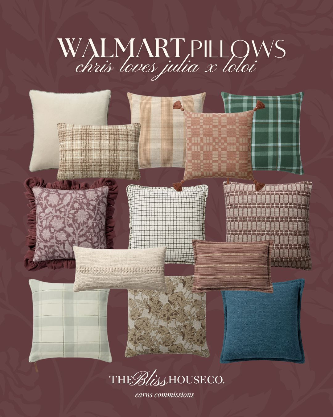 Chris Loves Julia x Loloi pillows from Walmart! Modern vintage inspired throw pillows, living room, bedroom, home decor, affordable finds.

Walmart home 

 #LTKHome #LTKFindsUnder100