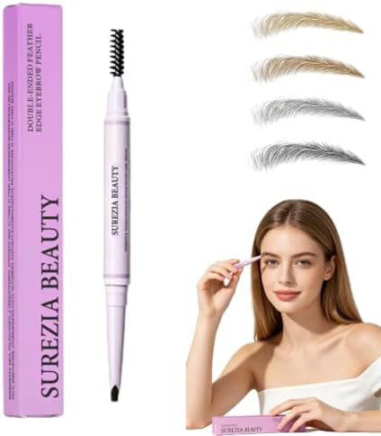 Surezia Eyebrow Pencil, Precision Definer for Natural Hair-Like Strokes (Dark Brown) | Amazon (US)