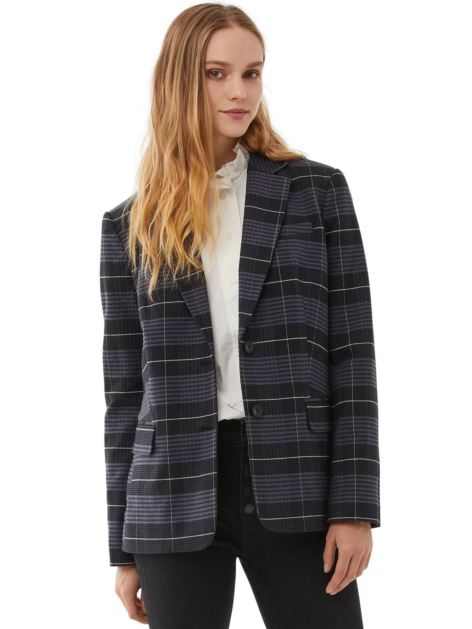 Free Assembly Women's Boyfriend Blazer | Walmart (US)