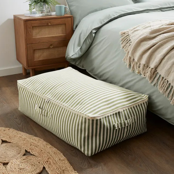 Striped Underbed Storage Storage Bag | Dunelm (migrated)