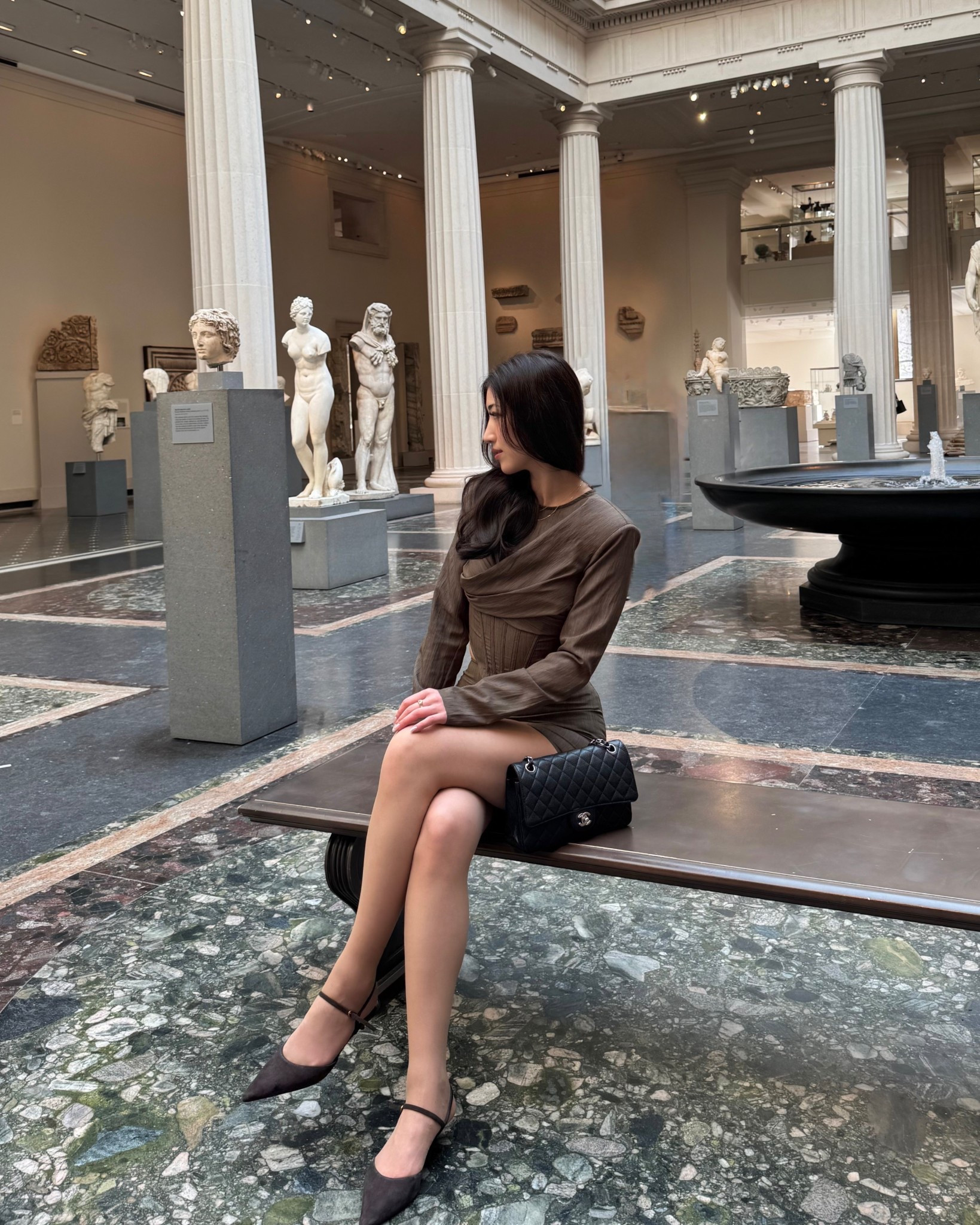 Museum matching set outfit 🤎

#LTKFindsUnder50 #LTKFindsUnder100 #LTKSaleAlert