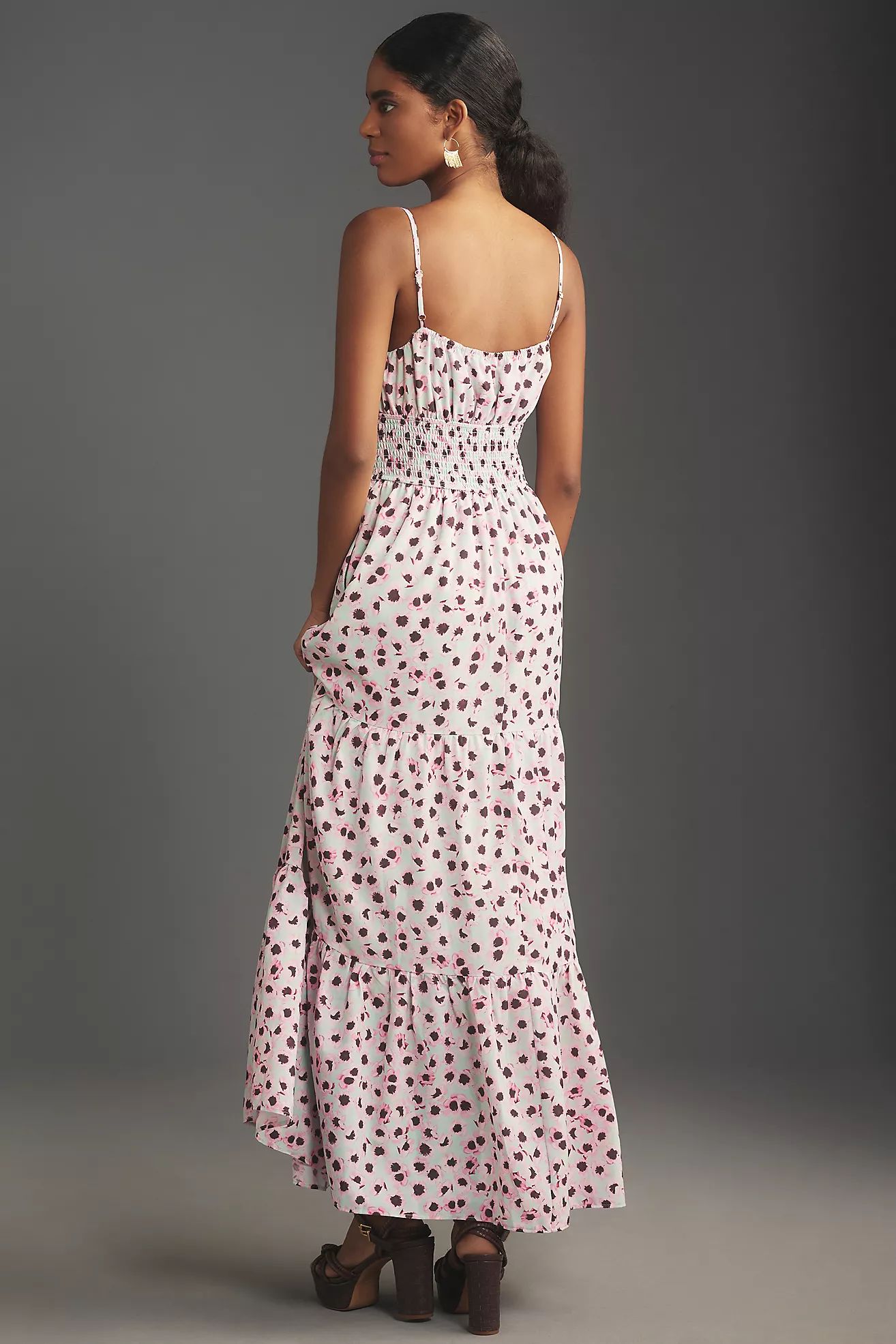 Hutch Sleeveless Square-Neck A-Line Maxi Dress | Anthropologie (US)