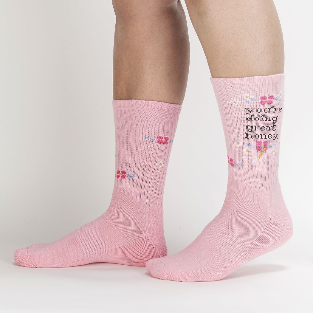 Doing Great Honey Athletic Socks | Sock It To Me
