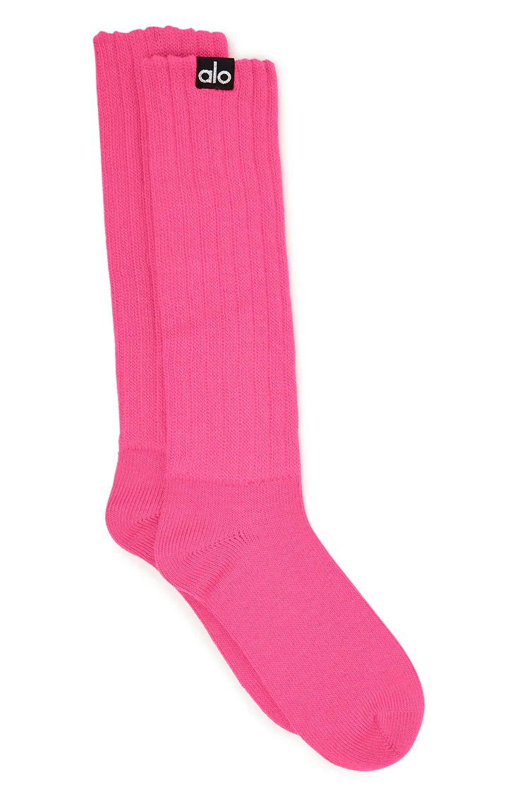 Women's Scrunch Sock - Hot Pink | Alo Yoga