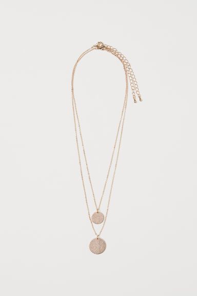 H & M - 2-pack Necklaces - Gold | H&M (US + CA)
