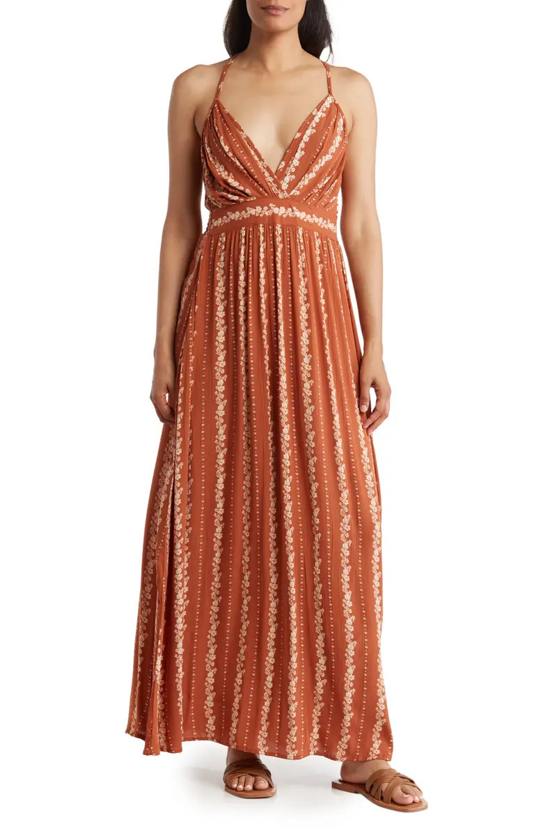 Floral Spaghetti Strap Maxi Dress | Nordstrom Rack