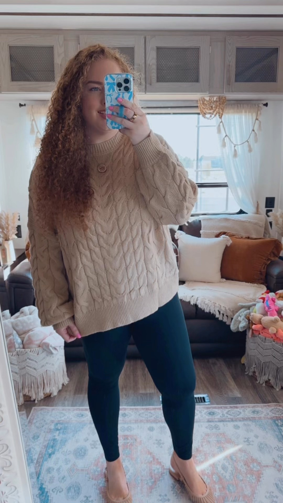 🍂 fall cozy vibes 🍂 this khaki sweater + leggings combo is effortless, comfy, and perfect for running errands or relaxing in style 🤎✨ amazon sweater | amazon khaki sweater | amazon fall sweater | fall outfit | mules | amazon mules | sling back mules | fall shoes | leggings | amazon leggings | amazon lululemon leggings dupe | amazon fall outfit | casual fall outfit | amazon fall casual outfit | amazon fashion | amazon finds | amazon look | amazon outfit | fall outfit | fall look | fall fashion | fall finds | fall outfit inspo | fall fashion inspo | fall 2025 

#LTKStyleTip #LTKSaleAlert #LTKMidsize