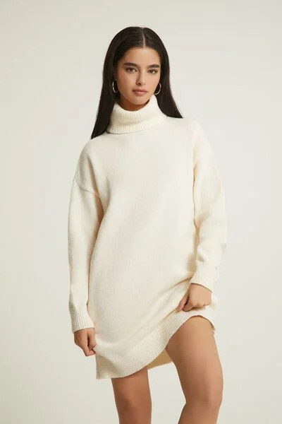 Turtleneck Mini Sweater Dress | Forever 21 (US)