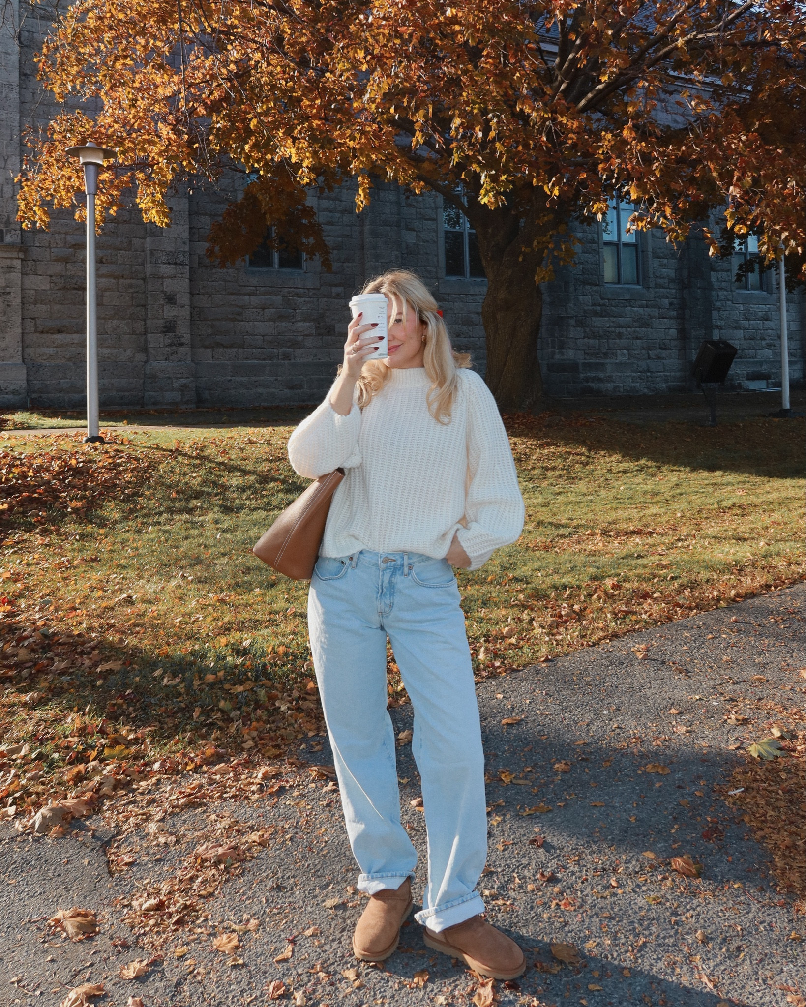 some favourite fall fits from last year 🫶🏻🍁✨ agolde jeans run big size down and sezane sweatshirt runs very small size 2 up I’d say!

#LTKcanada #LTKautumn