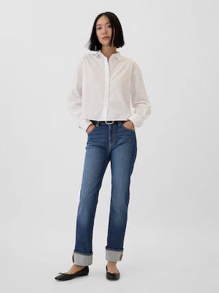 High Rise '90s Original Straight Jeans | Gap Factory