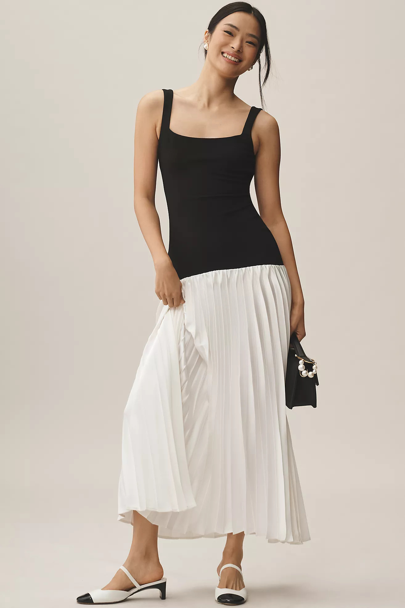 Delfi Collective Caroline Drop-Waist Maxi Dress | Anthropologie (US)