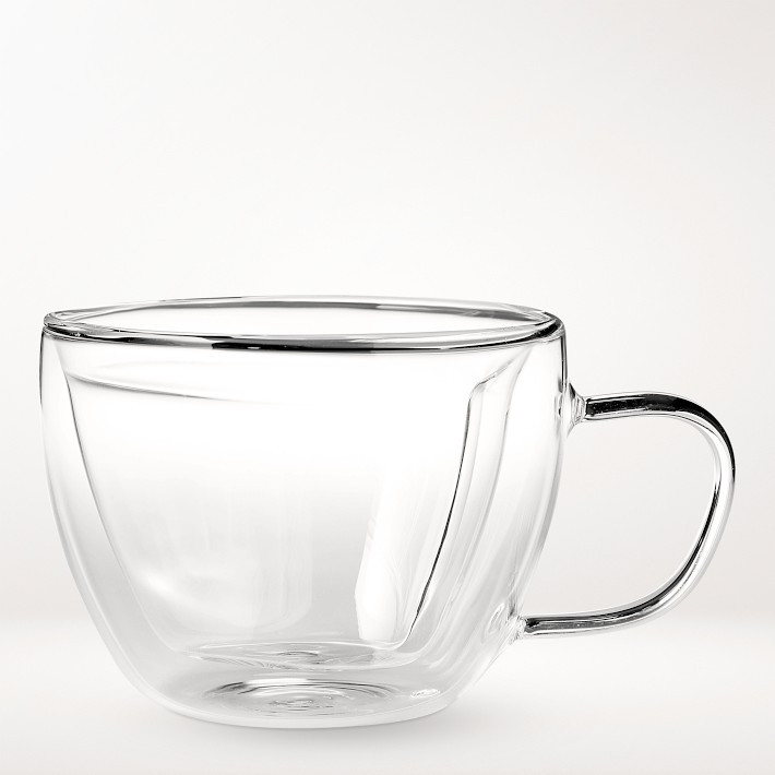 Heart Double-Wall Latte Mugs | Williams-Sonoma