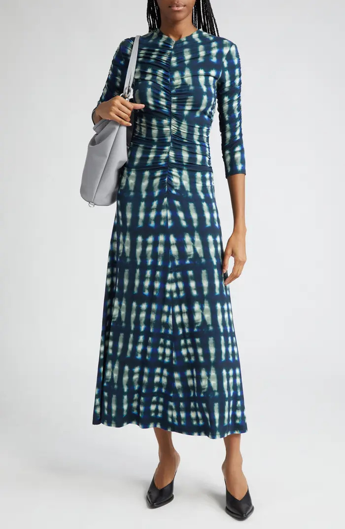 Proenza Schouler White Label Natalee Shibori Midi Dress | Nordstrom | Nordstrom