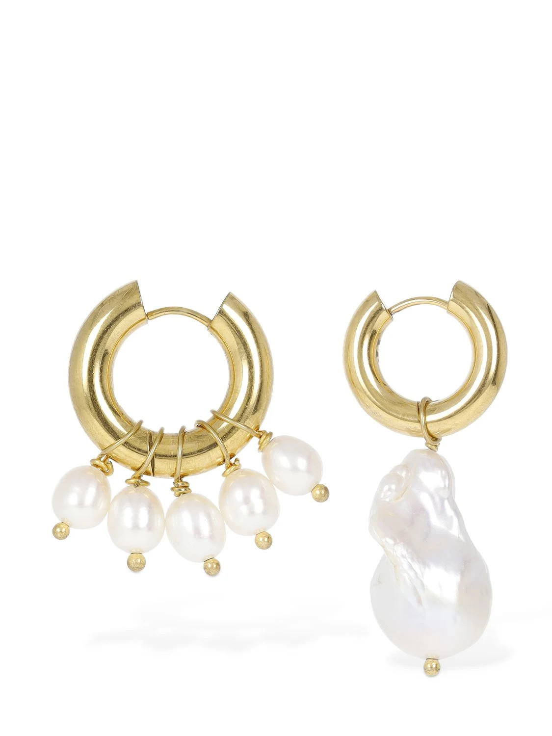 Mismatched Pearl Earrings | Luisaviaroma